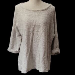 Robert Louis Cozy Knit Sweater in Cream